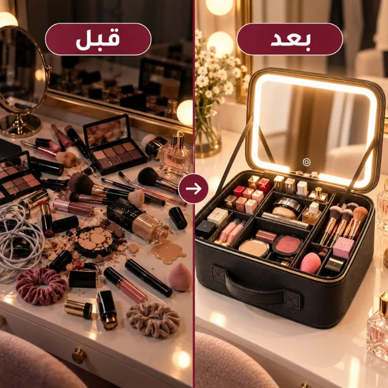 شنطة الماكياج | خلي مستحضراتك ديما مرتبين وبالك ديما مهني